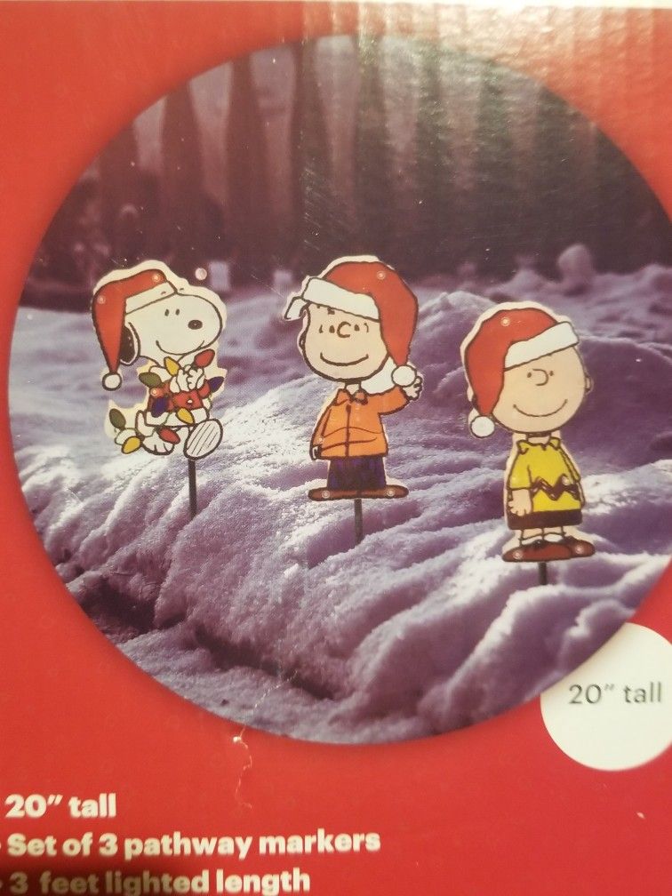 Peanuts Christmas Yard Lights