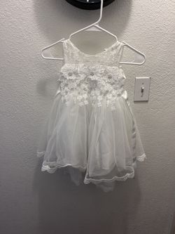 Toddler White Dress