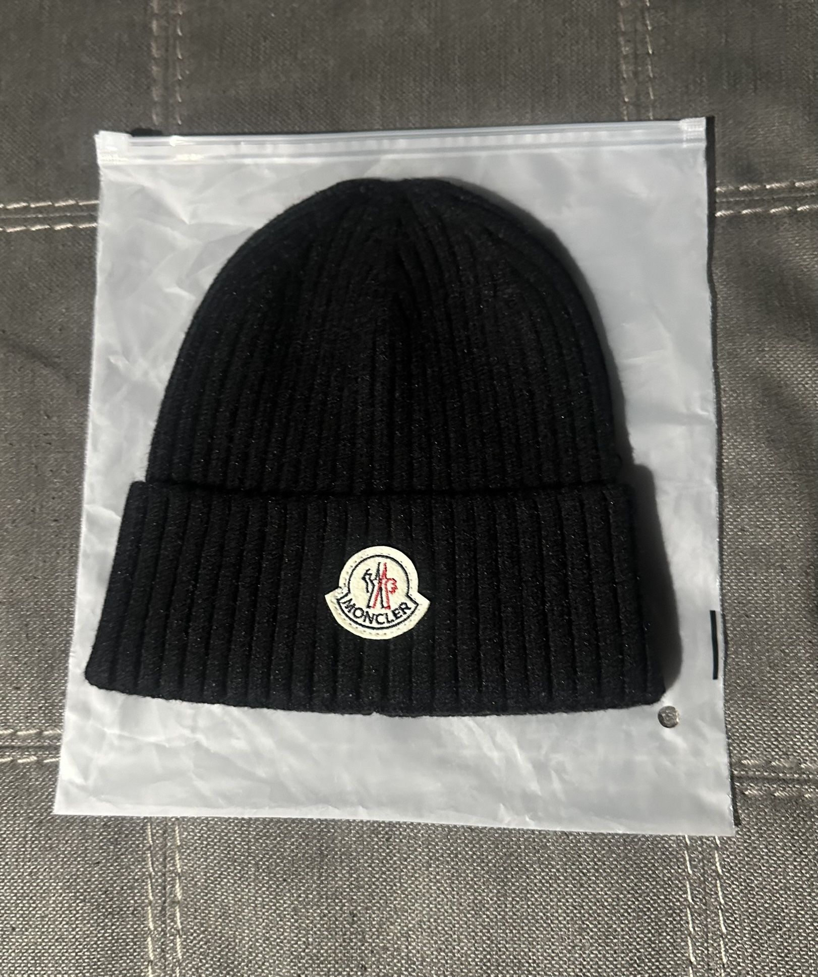 Black Moncler Beanie