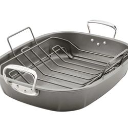 Circulon Nonstick Oval Roaster w/ Rack Carbon Steel 18”x 15” New In Box