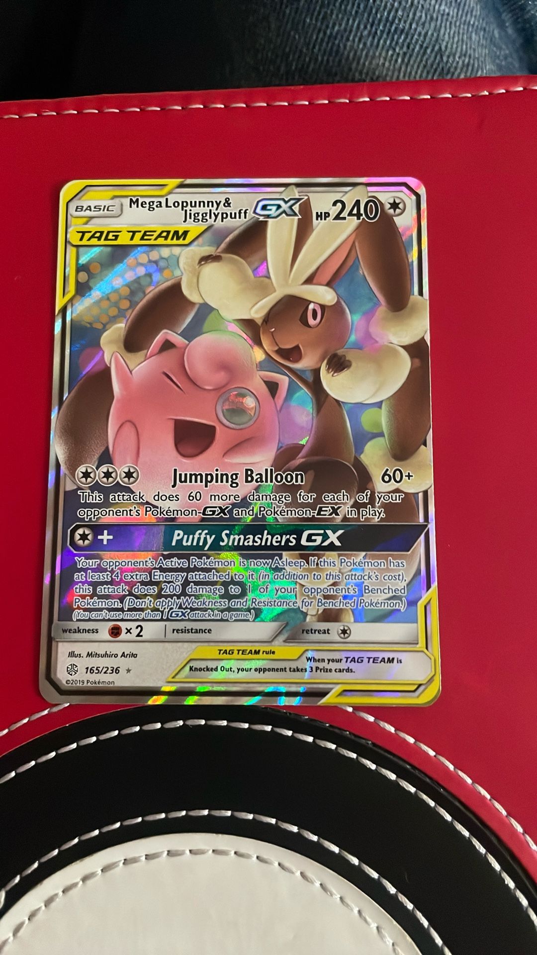 Mega Lopunny And Jigglypuff Gx Pokémon Card 