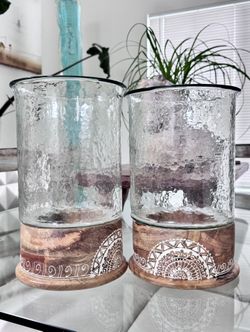 Hurricane Candle Holders Set/2