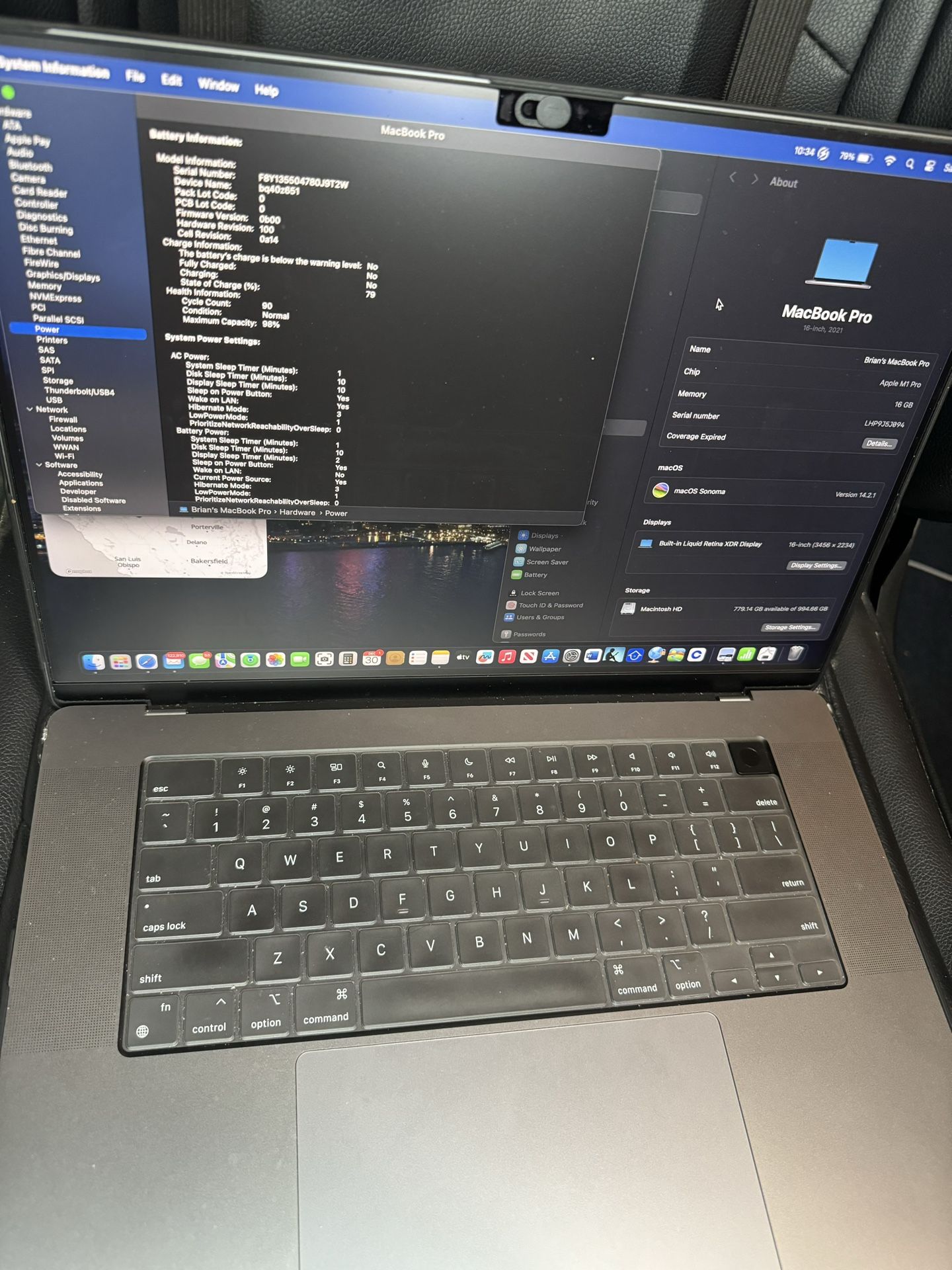 2021 MacBook Pro 16in M1 1TB