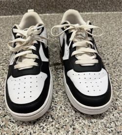 Nike Court Borough Low Recraft Black & White – Size 6Y