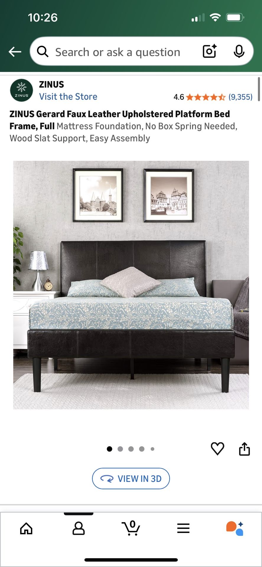 Leather Bed Frame