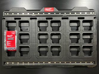 Milwaukee 20 in. x 30.75 in. Wall Plate in Black