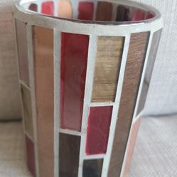 Mosaic candle holder