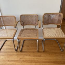 Mid Century Modern Italian Cesca Chairs 