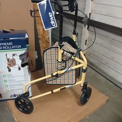 New Drive Winnie Supreme 3 Wheel Alluminum Walker 