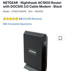 Netgear Nighthawk AC1900