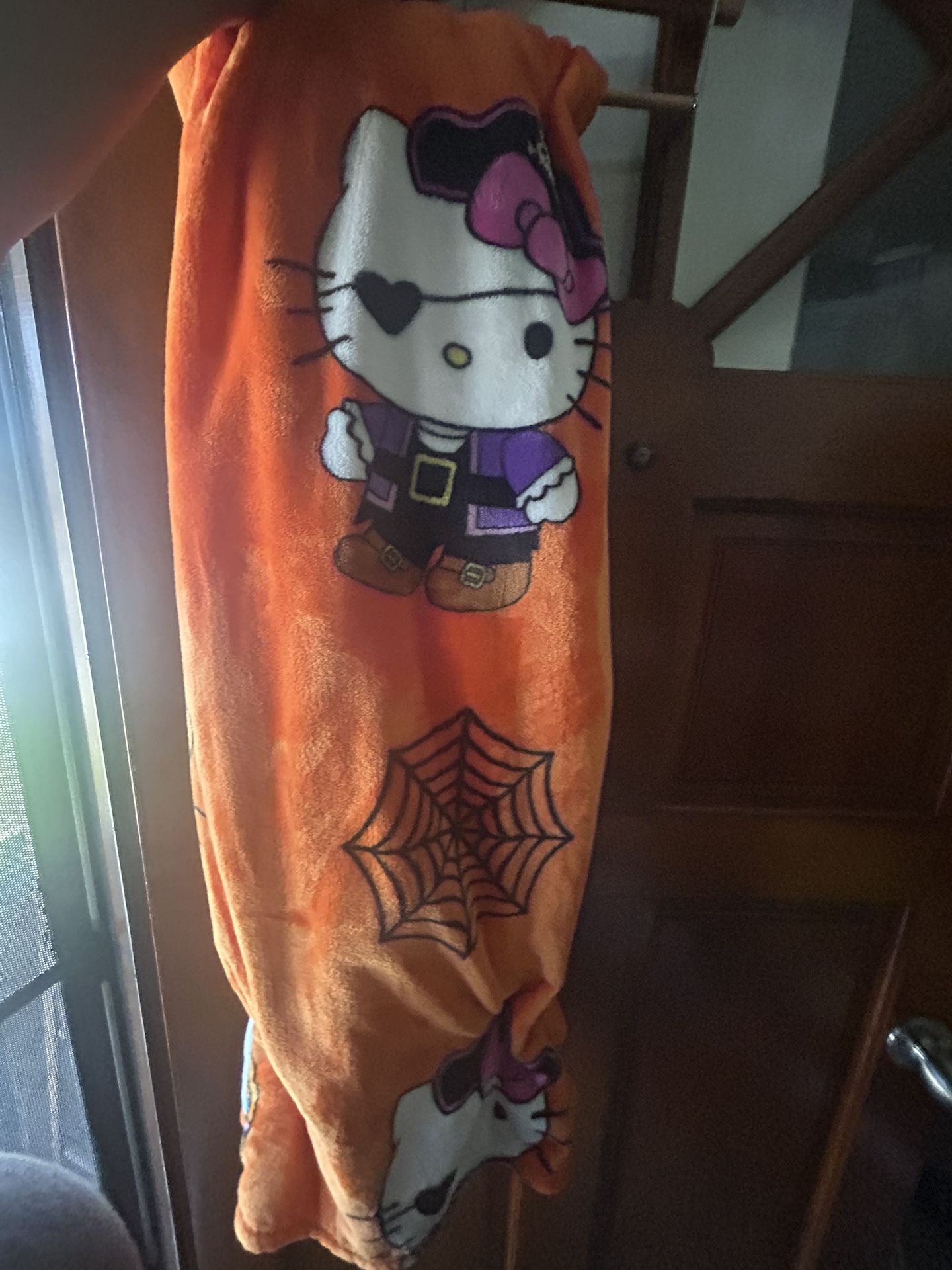 Hello Kitty Blanket Halloween