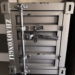 Metal End Tables Industrial Nightstand 