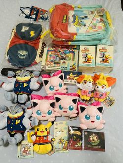 Pokémon World Championships 2025 Anaheim Exclusive Merch Lot (Plush, Backpack, Pins & More)