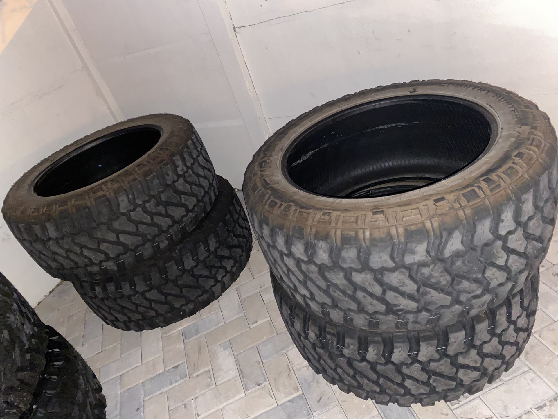 4 38x15.50R24 Fury Country Hunter MT Tires