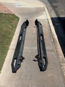 Truck Rock Slider Side Steps Pair