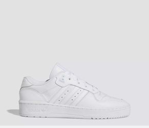 New size 12 triple white mens adidas