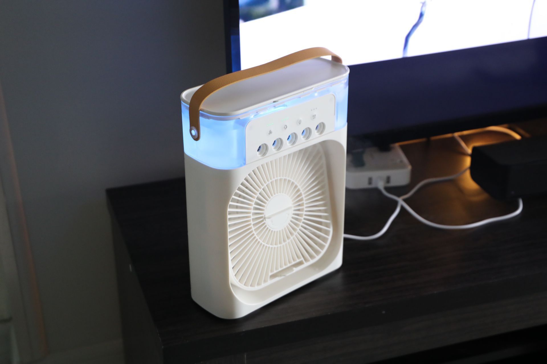 Air Cooler Fan with Water Cooling Mist Portable
