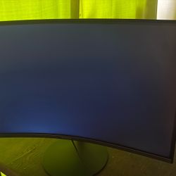 Curved Monitor Built In Audio Samsung Also Very Loud 