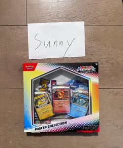Pokemon TCG SV8.5 Prismatic Evolutions Poster Collection Box Factory Sealed Pokémon