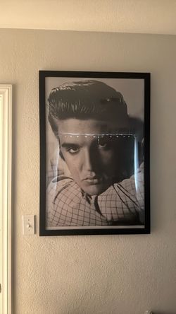 Elvis Presley Portrait – Black & White