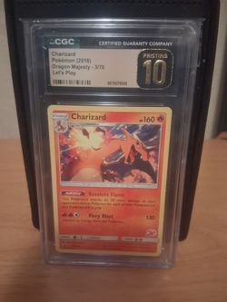 Charizard Pokemon Card CGC Pristine 10