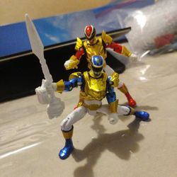 Red And Blue Power Rangers 4"