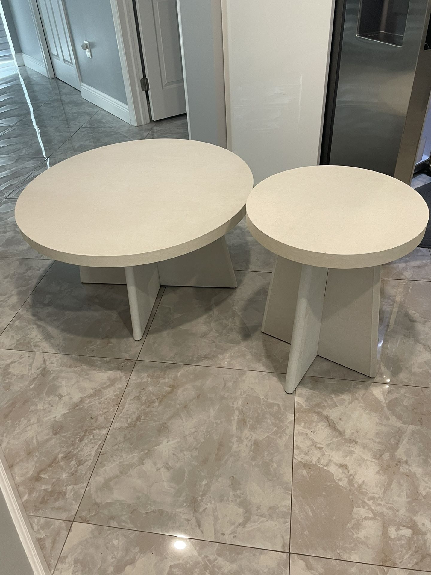 White Table Set Furniture For Living Room Decorations/...