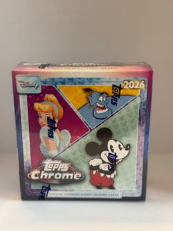 Disney Chrome 2026 Mega Box Factory Sealed Trading Cards