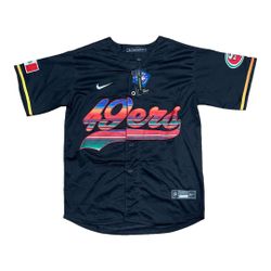 49ers Baseball Style Mexico Jersey