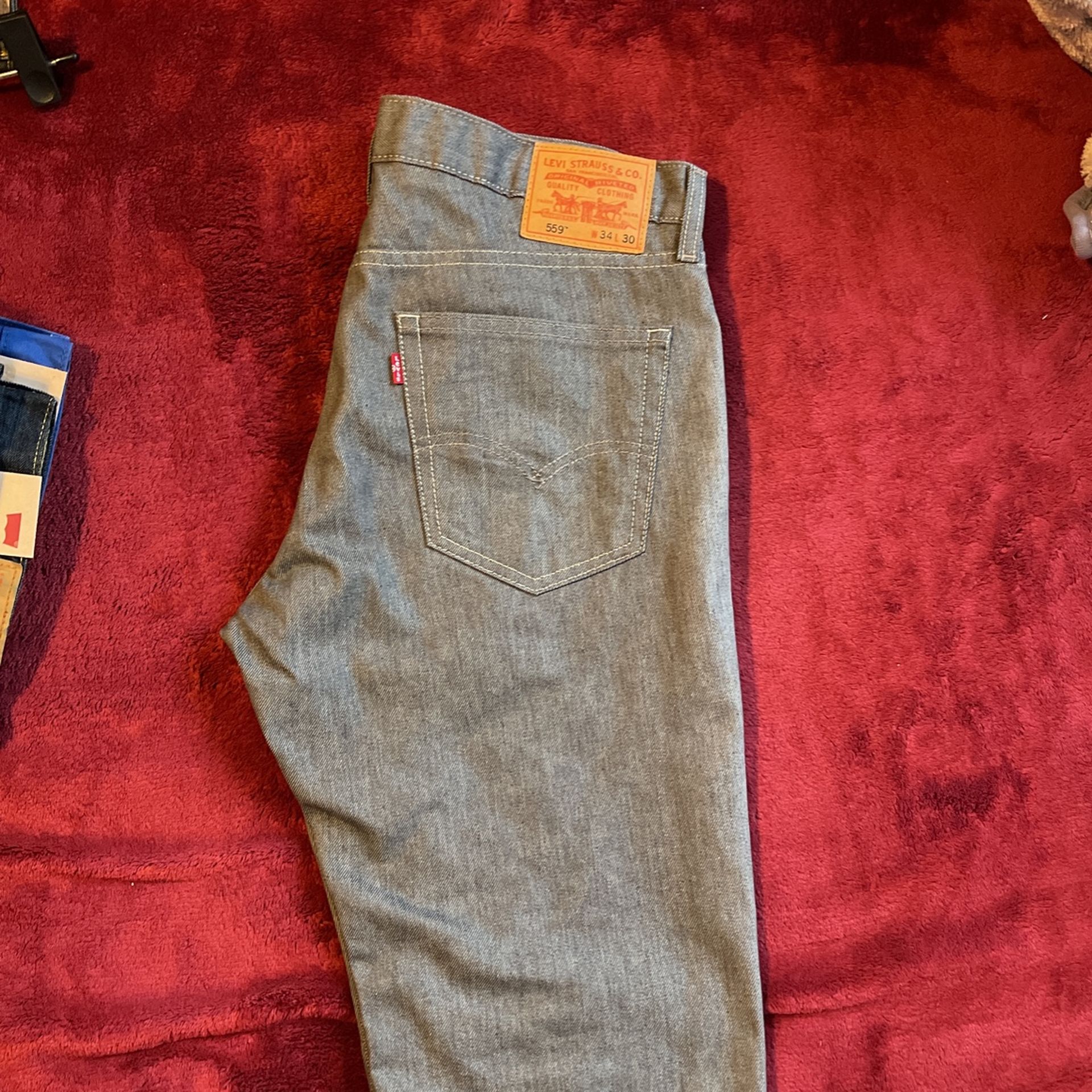 Levi’s 559 Mens Jeans Waist 34 Length 30