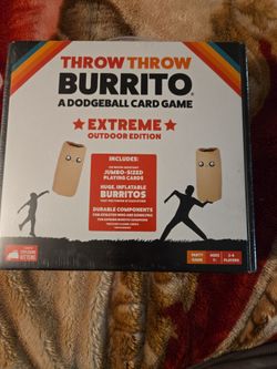 Throw throw burrito + exploding kittens card game sealed