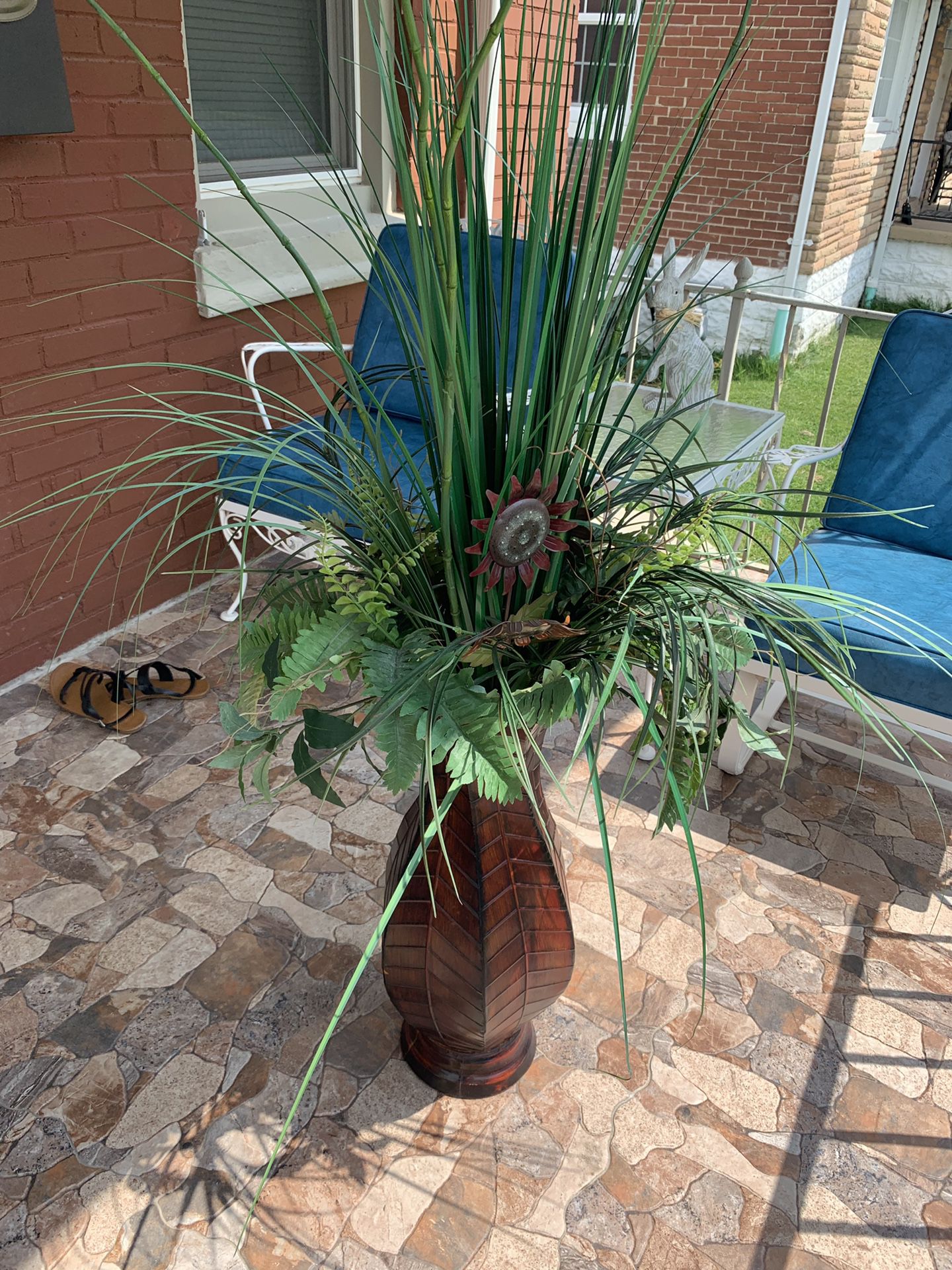 Beautiful indoor or outdoor flower vase
