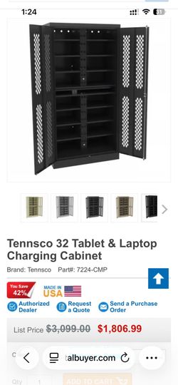 Tennsco power charging cabinet