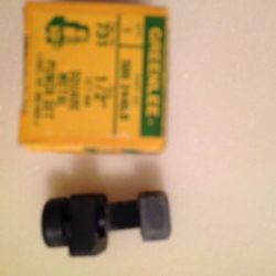 Green Lee square metal punch