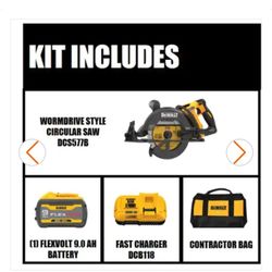 Dewalt Circular Saw Flexvolt 9ah Flexvolt And Charger 