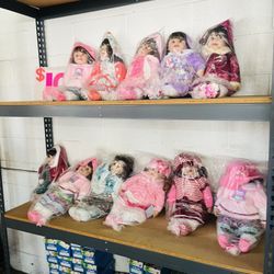 Beautiful Dolls $10 Each. With Music 
