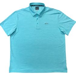 Greg Norman Aqua Blue Golf Polo Men’s XXL