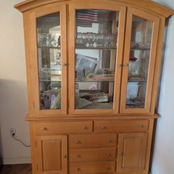 Light up china cabinet