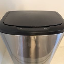 Used Stainless steel trashcan