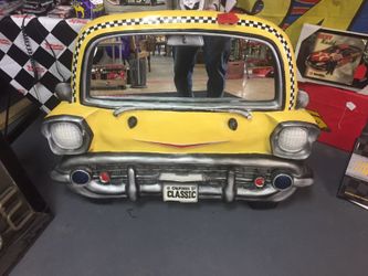 57 Chevy taxi mirror-- cool looking