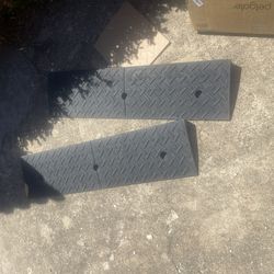 New heavy-duty rubber curb ramp