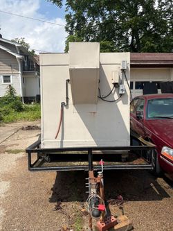 Portable refrigerator + trailer