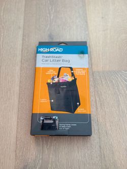 High Road TrashStash Car Trash Can | Leakproof 3 Gallon Hanging Bag