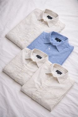 School Uniform Button-Down Shirts – Size 10–12 (Set of 3)