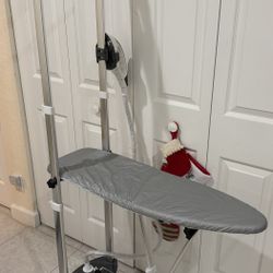 Standing Garment Steamer 1500W Professional Steamer for Clothes 25s Fast Heat-up with 1.6L/54 fl.oz Water Tank, Self-cleaning Function, Foldable Ironi