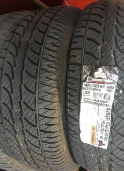 2 new tires 2257014 Hercules