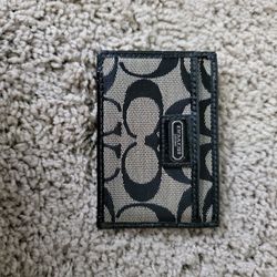 Coach Card Holder New Condition