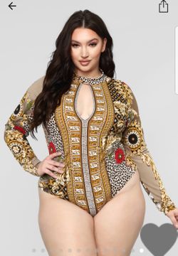 Fashion Nova 2x body suit