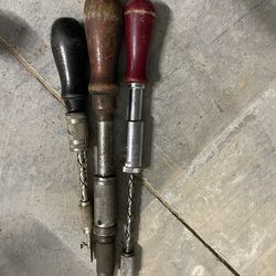 Mechanical Screw Drivers Or Drills Antique