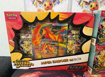 Ascended Heroes Mega Emboar ex Box Pokemon